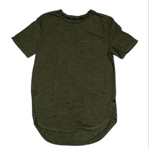 ART CLASS High-Low Olive Green Crew neck Tee sz XL girls